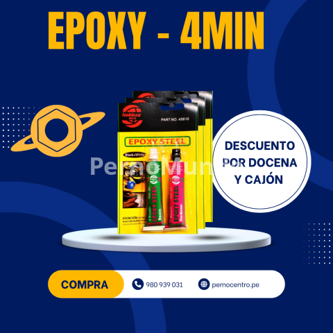 Epoxy Steel – Adhesivo Epóxico de Alta Resistencia | PERNOMUNDO SRL